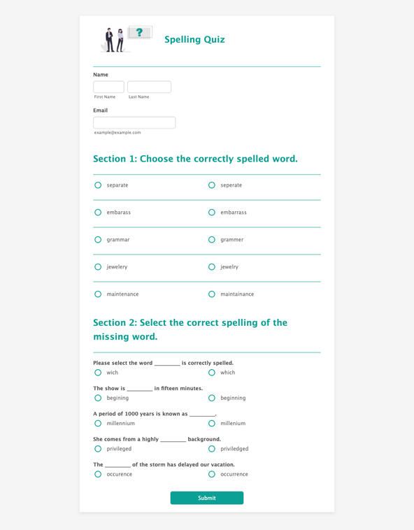 multiple choice test maker