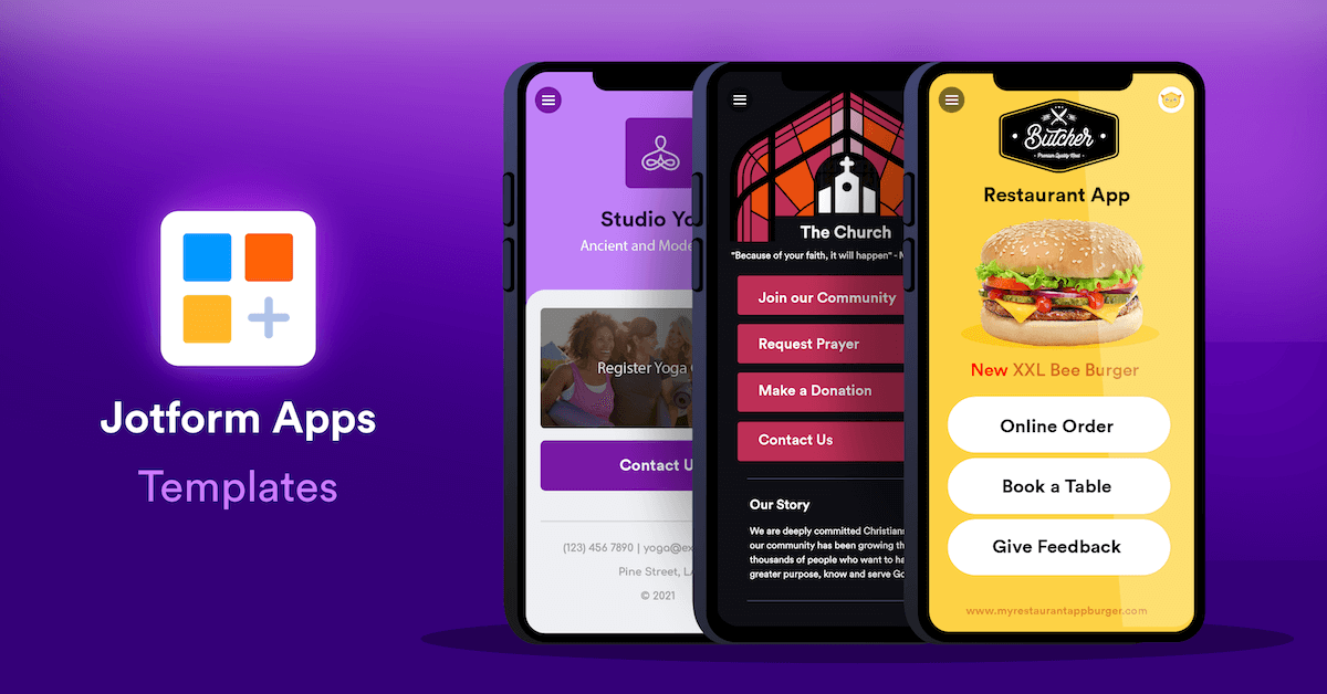 Restaurant App Templates | Jotform