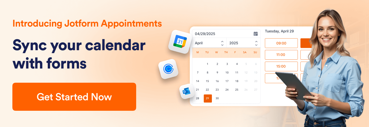 Introducing Jotform Appointments