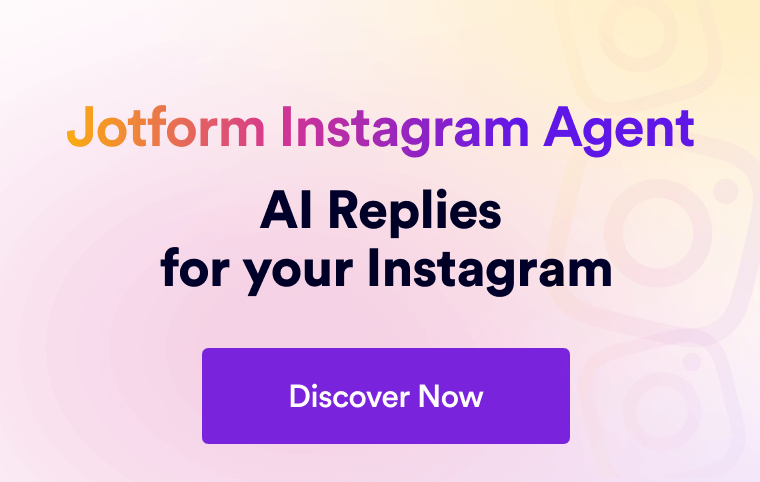 Jotform Instagram Agent - Mobile