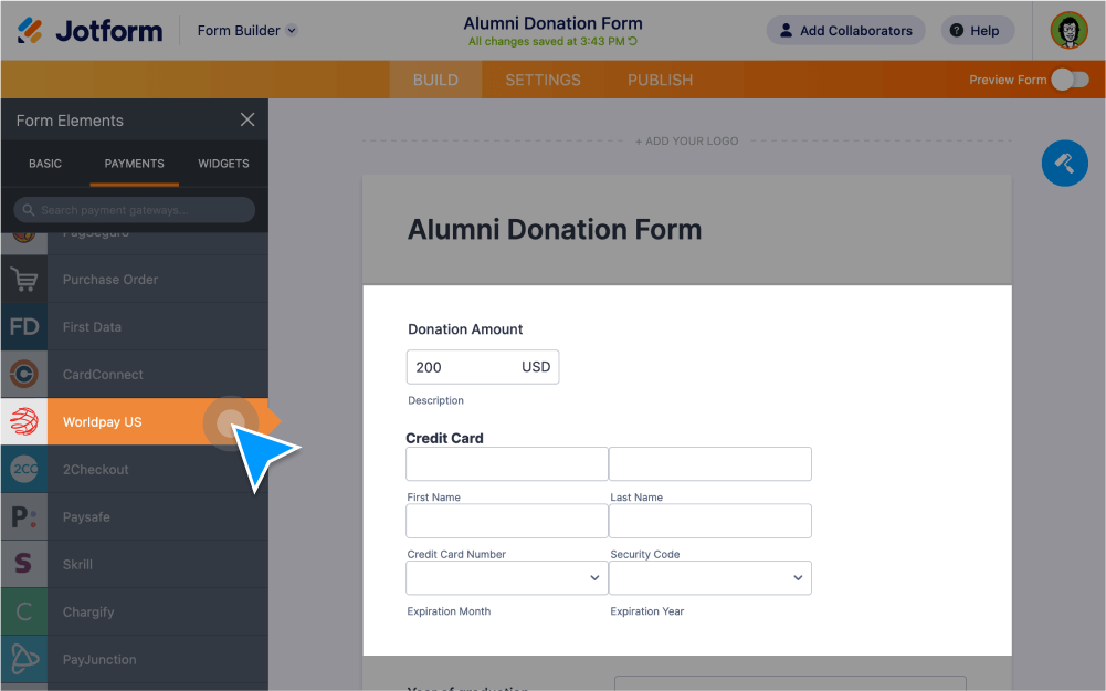 Create PCI-Compliant Forms