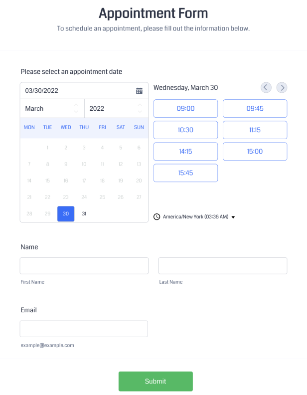 Create Calendly Forms