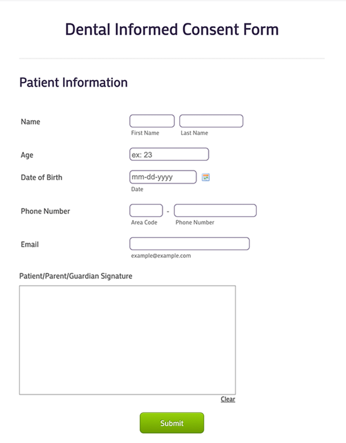 Online Dental Forms | Streamline New Patient Intake | Jotform