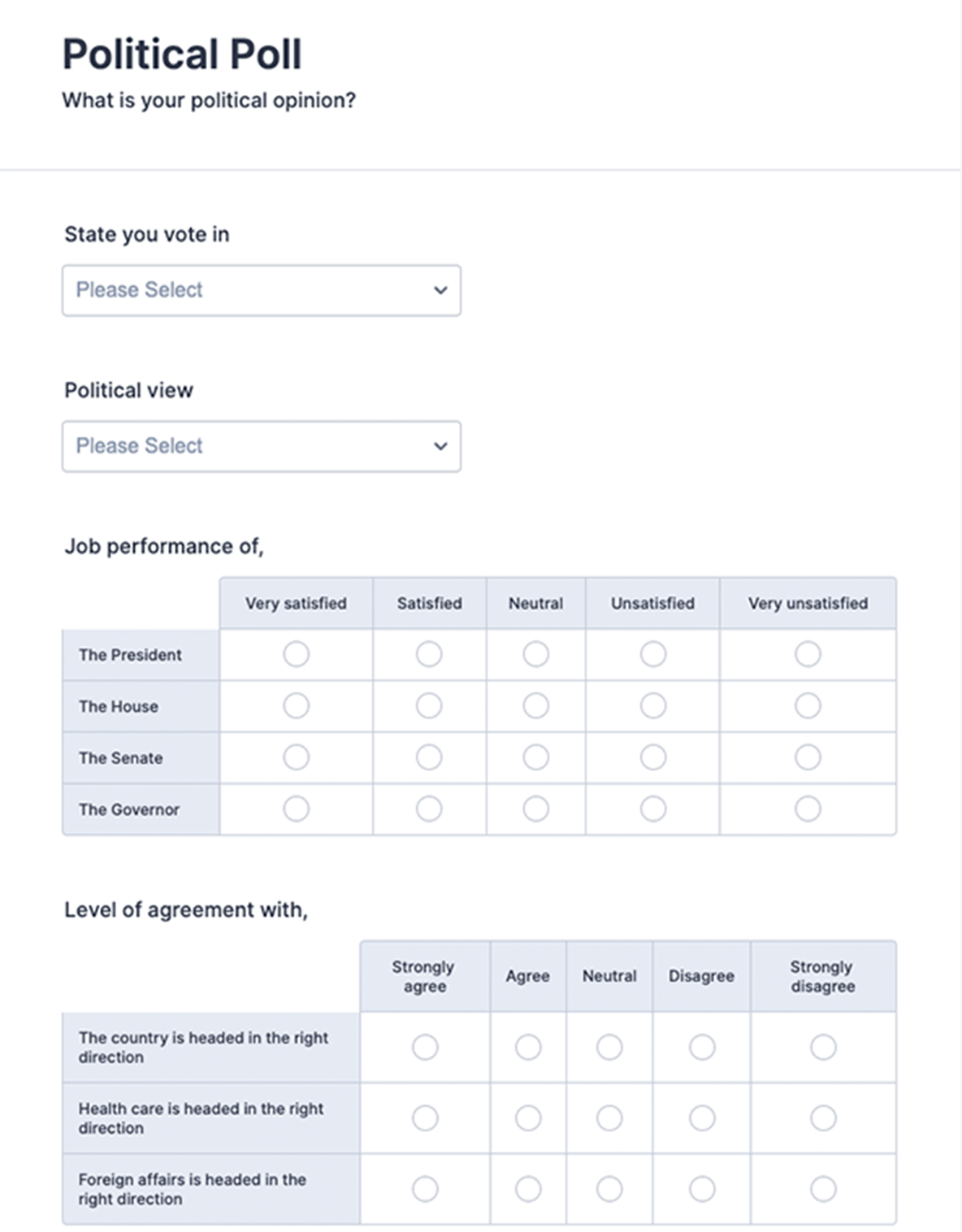 Online Voting Tool | Create Free & Online Votes | Jotform
