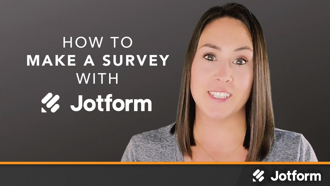 How to create a survey with Jotform