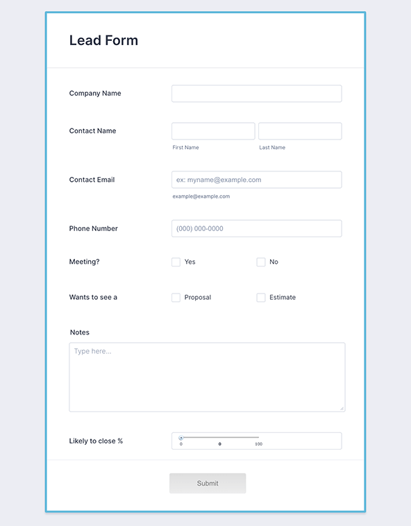 Web to Lead Forms for Salesforce | Jotform