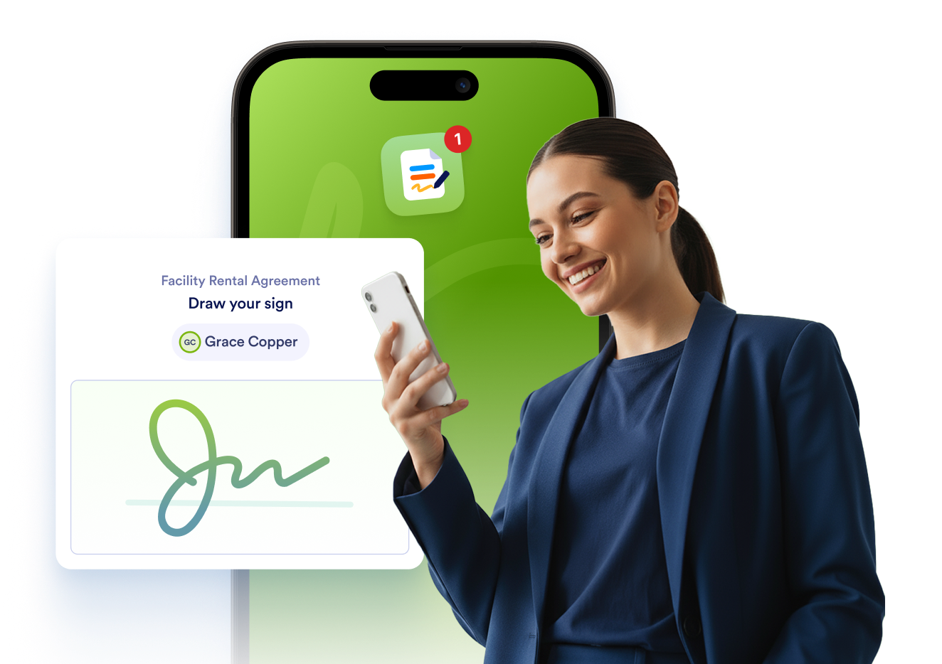 Jotform Sign Mobile Image