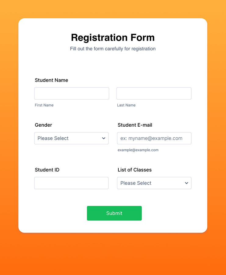 900+ Registration Forms