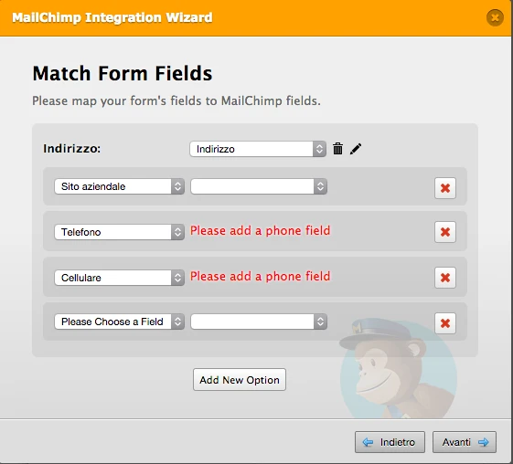 Fetching fields in MailChimp integration is not working Image 1 Screenshot 20