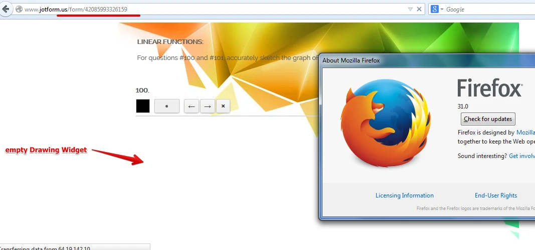 Draw on Image Widget not working on Firefox browser Image 1 Screenshot 50