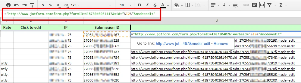 Google Spreadsheet Formula for generating edit link Image 1 Screenshot 30