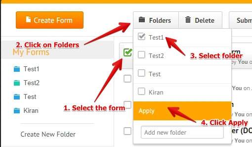 How do I move the form into separate folders  Image 2 Screenshot 41