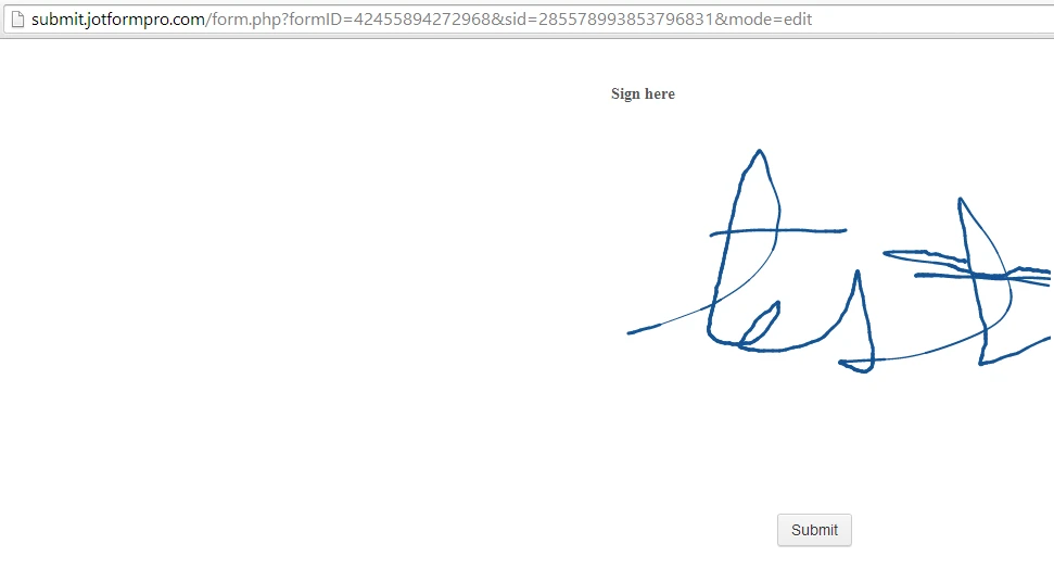 Smooth Signature Widget does not appear when editing submission through edit link Image 2 Screenshot 41