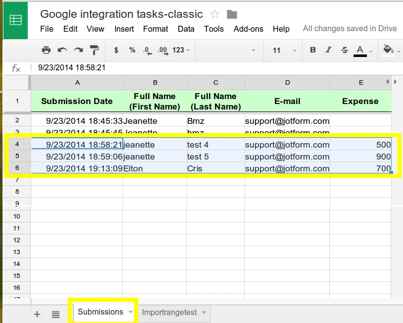 Google Spreadsheet integration will create a Google Classic spreadsheet? Image 1 Screenshot 30
