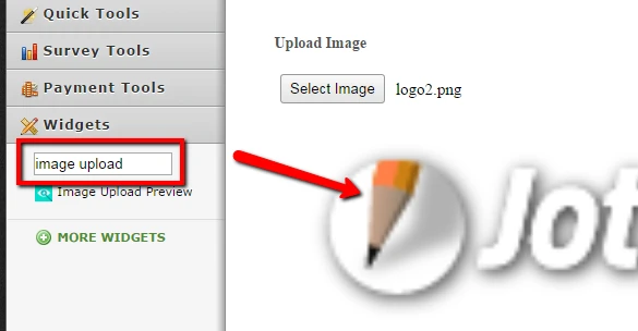 How can I preview the uploaded image? Image 1 Screenshot 40