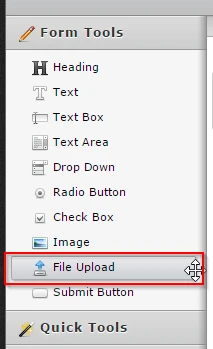 Does Jotform allow file upload within a form that I have created? Image 1 Screenshot 30