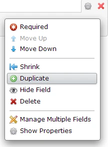 How can I duplicate the check box including its conditions?  Image 1 Screenshot 30