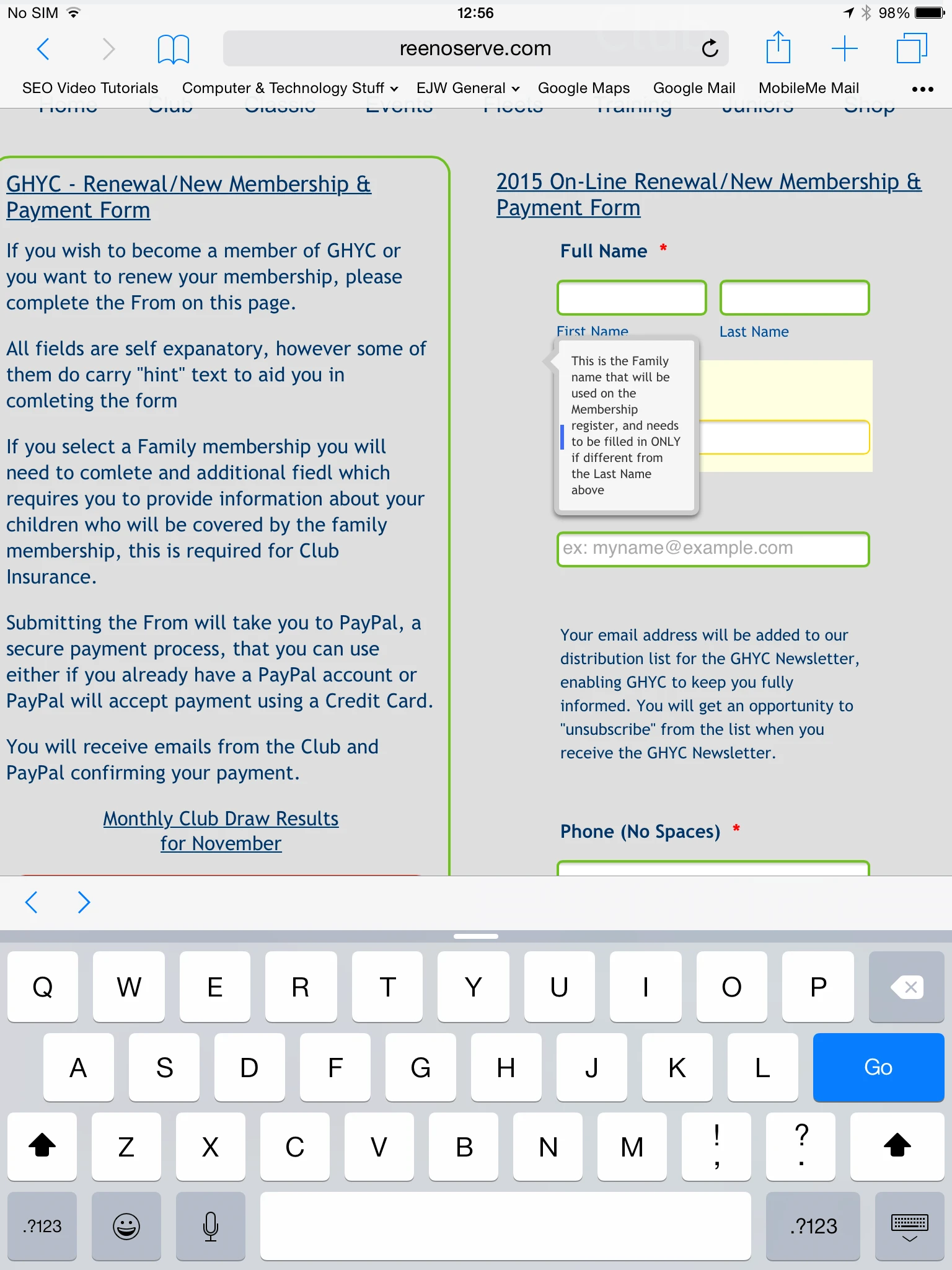 Responsive Form and Hover Text Image 1 Screenshot 20
