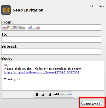 Embedding form on email message Image 3 Screenshot 62