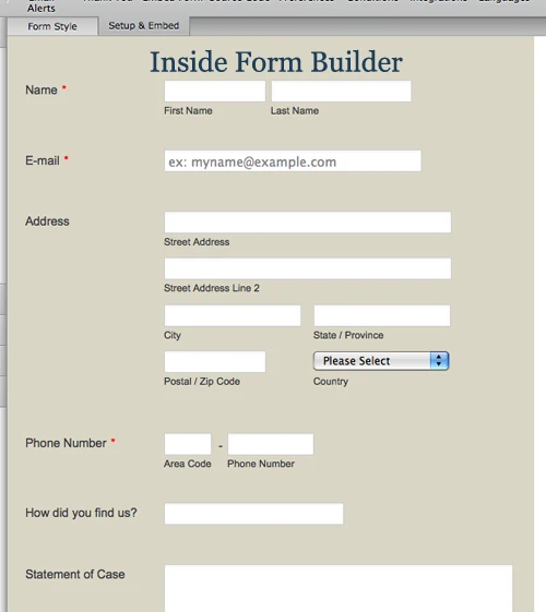 Form Looks Different in Builder than on Site Image 1 Screenshot 40