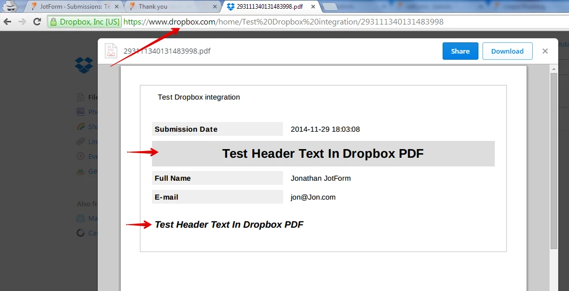 Headers and Texts Not Printing in Google/Dropbox Integrations Image 2 Screenshot 41
