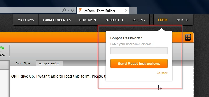 Reset password not be received in my email Image 2 Screenshot 41