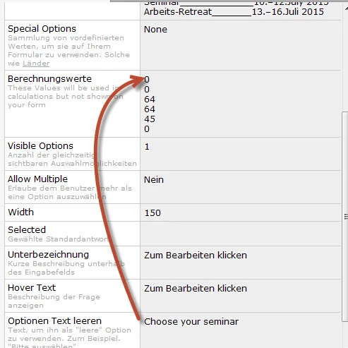 Can I use conditional calculation using the Dynamic Dropdown widget in JotForm Image 3 Screenshot 72