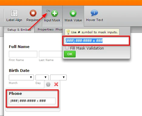 How do I add phone number with an extension field Image 2 Screenshot 41