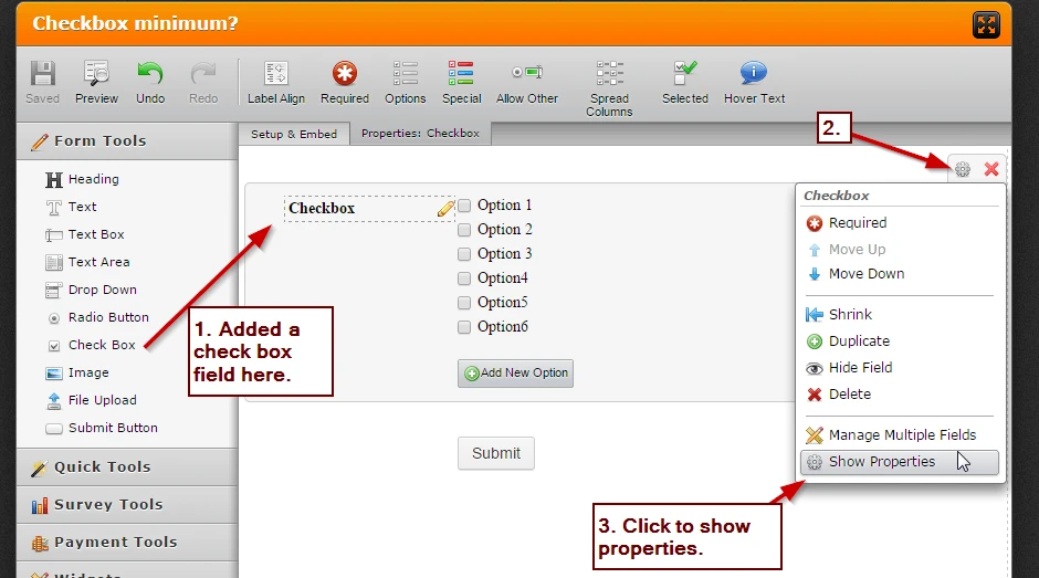 Make Check Box Field Have Minimum Number of Selections Image 1 Screenshot 40