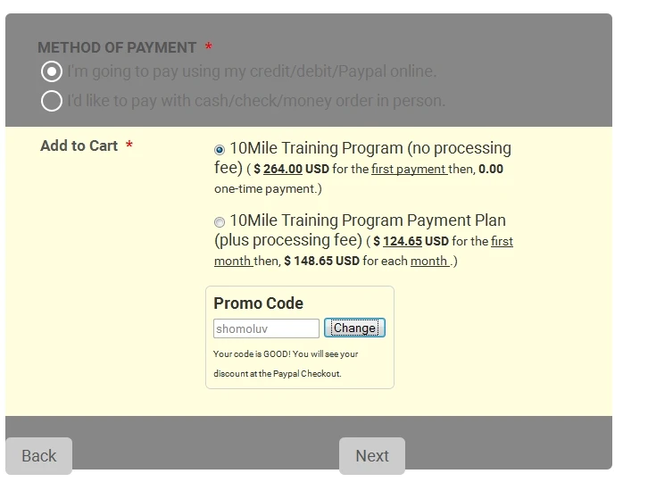 Applying the same coupon code to a one time payment AND a two time payment subscription Image 1 Screenshot 20