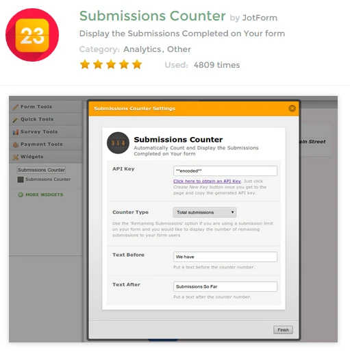 How to have Form Submission Counter Image 1 Screenshot 20