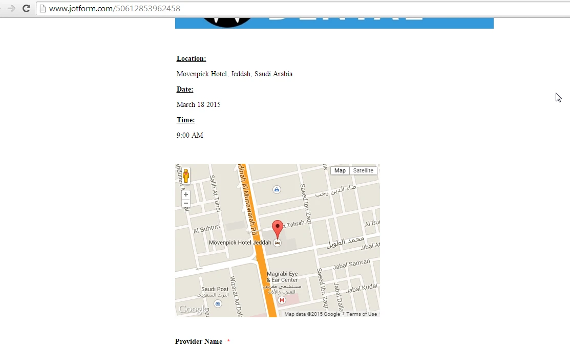Google Map not appearing in Form? Image 1 Screenshot 20