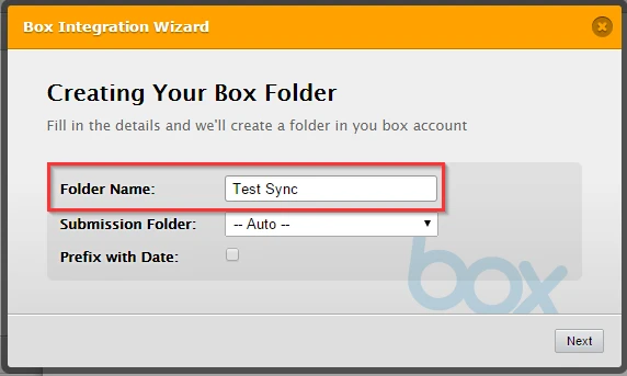 How can I automatically sync my form submissions to box Screenshot 50