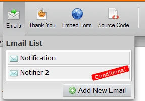 How can I send a (second) notification to a user who has filled my form when an administrative user fills a hidden field? Image 1 Screenshot 70