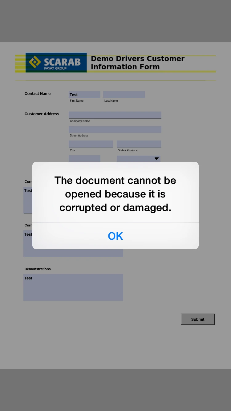 PDF Fillable Forms   Quick tools Address Problem with Country Box on Iphone Image 1 Screenshot 20