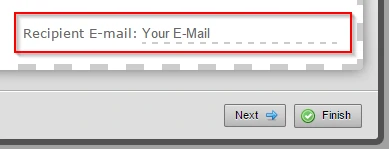 How do I change the recipients email address? Image 4 Screenshot 83