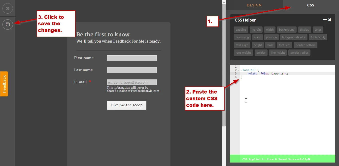 Form not rendering properly when embedded Image 1 Screenshot 20