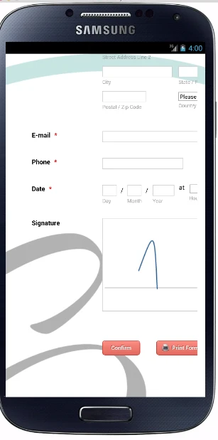 Could not sign on E signature widget on the embedded JotForm Image 1 Screenshot 30
