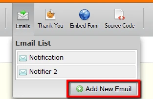 Can we set the forms up to different email addresses? Image 2 Screenshot 41