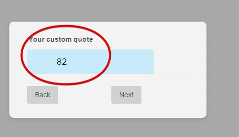 Using the calculation wizard to formulate a custom quote Image 3 Screenshot 62