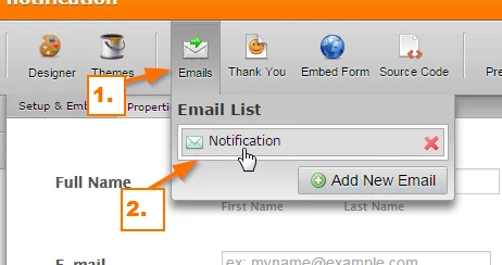 Can I customize the text portion of the link that is created for uploaded files in an email notification? Image 1 Screenshot 40