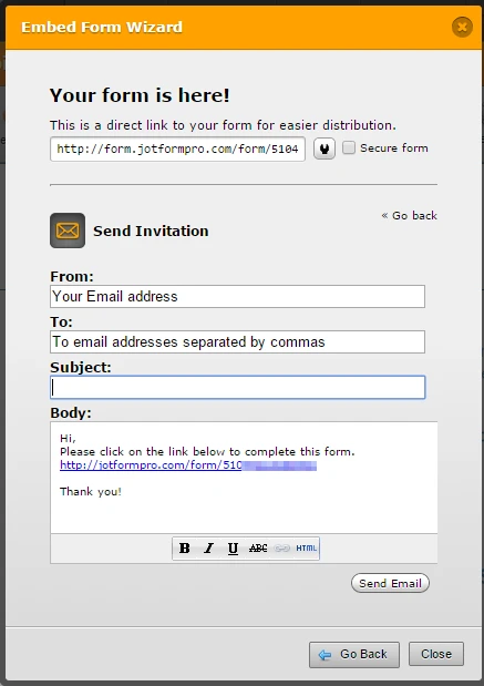 how do I email the form link to my workers Image 3 Screenshot 62