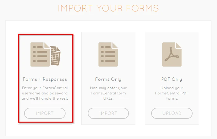 When i import Adobe Forms Central Forms, it is not importing the data with it? Image 1 Screenshot 20