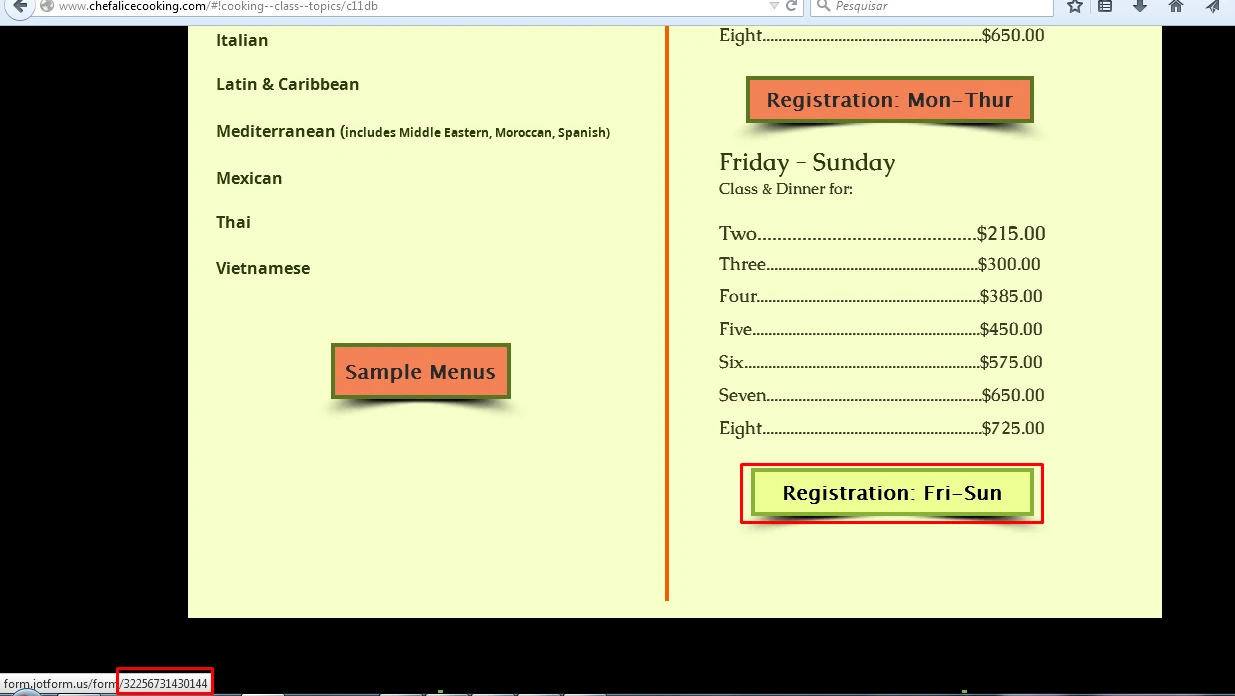 Registration button is not linking to the form Image 1 Screenshot 20