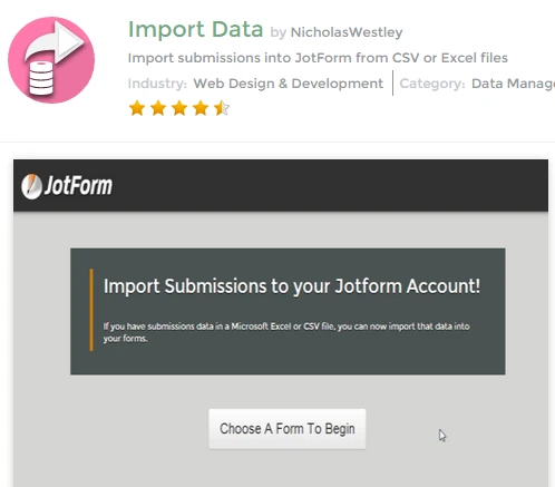 Can I import data from one form into another Screenshot 20