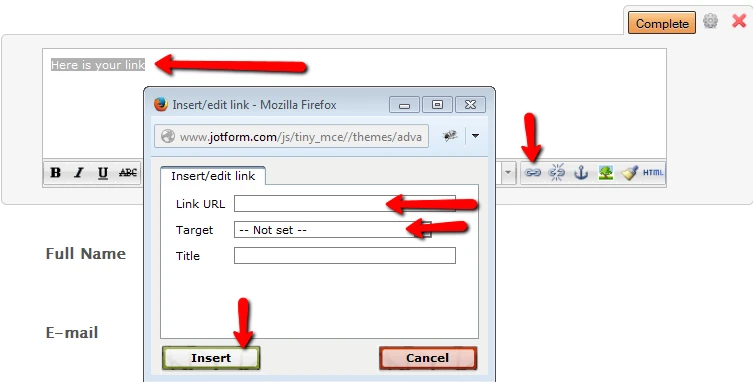 How to Add hyperlink to you form? Image 2 Screenshot 41