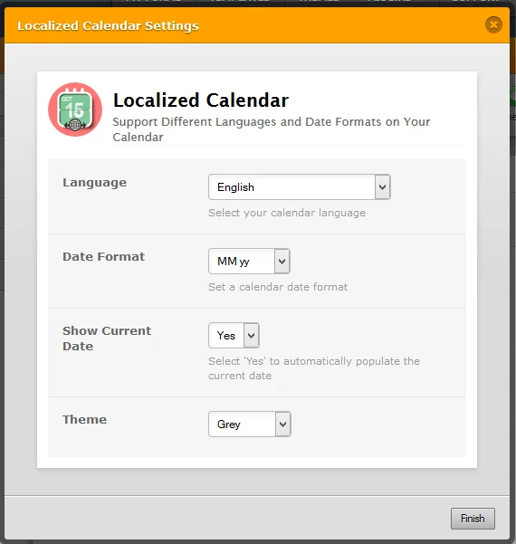 Is there a calendar widget that only allowes input for month and year?     Image 2 Screenshot 51