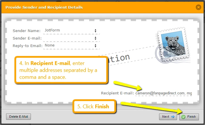How to make the submission form send to multiple addresses? Image 3 Screenshot 62