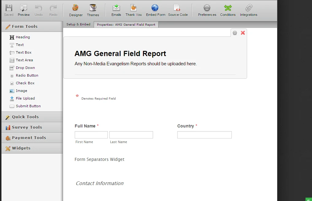 My General Field Report form has a problem Image 3 Screenshot 62