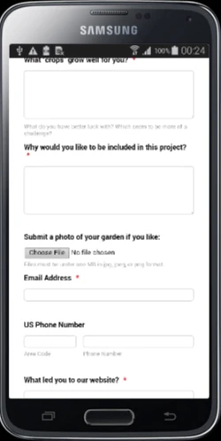 Form is not responsive (using the Mobie Widget) Image 3 Screenshot 62